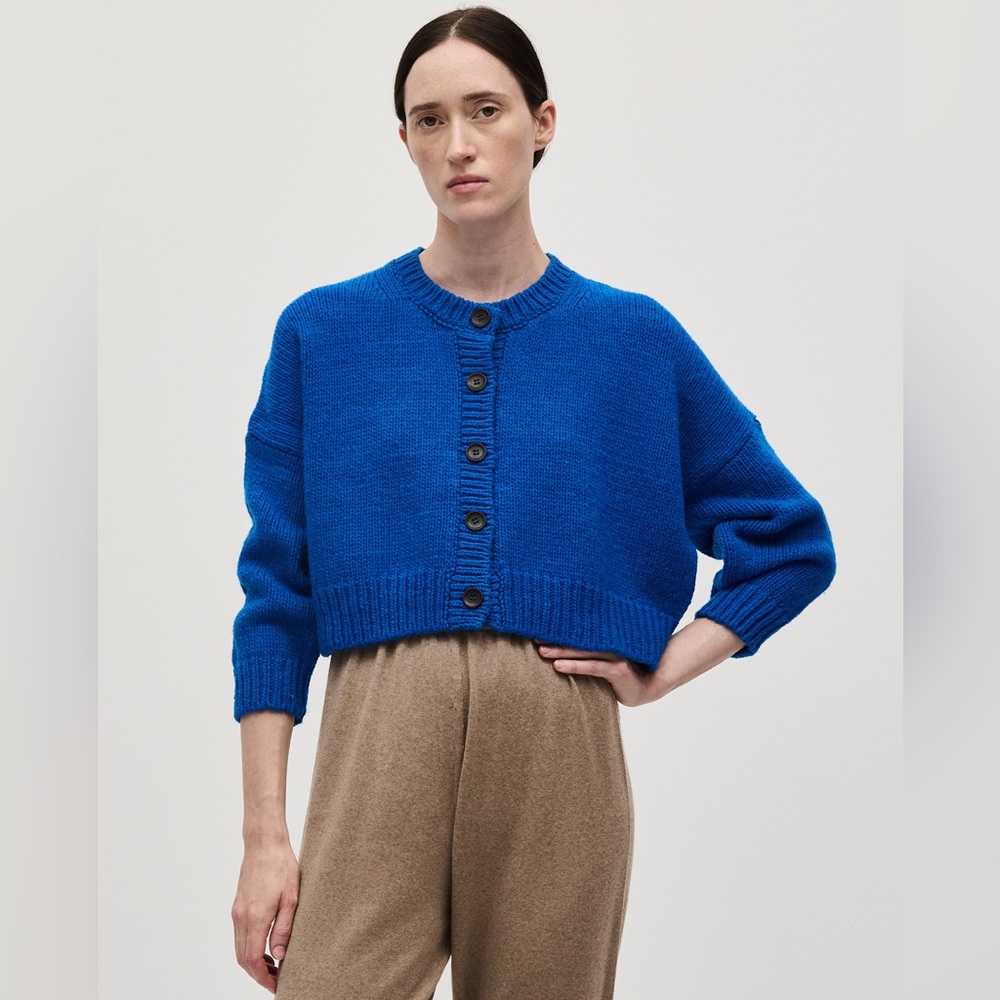 Babaa Wool Cardigan No61 - winterskies